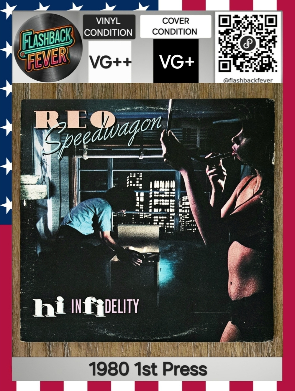 REO SPEEDWAGON•Hi Infidelity•1980 CAN (#FE 36844)•Don Mills, 1st Pressing